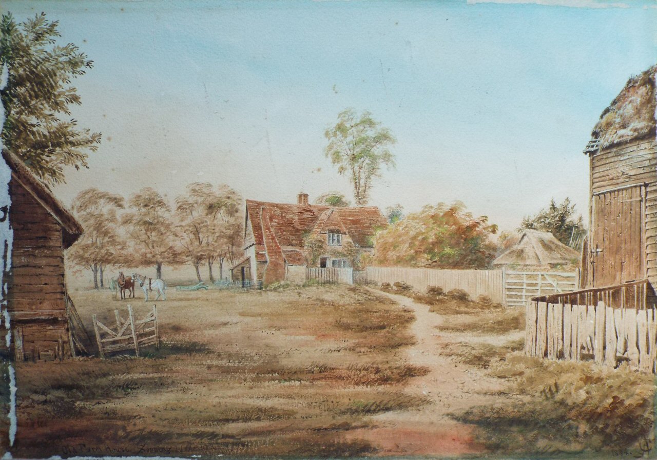 Watercolour - Old Farm House, Sonning